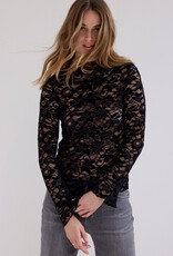 Tramontana Velvet Stretch Lace Top
