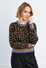 Molly Bracken Leopard Knit Sweater