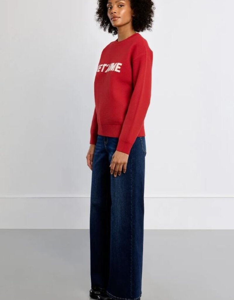 Molly Bracken Je T'aime Knit Sweater