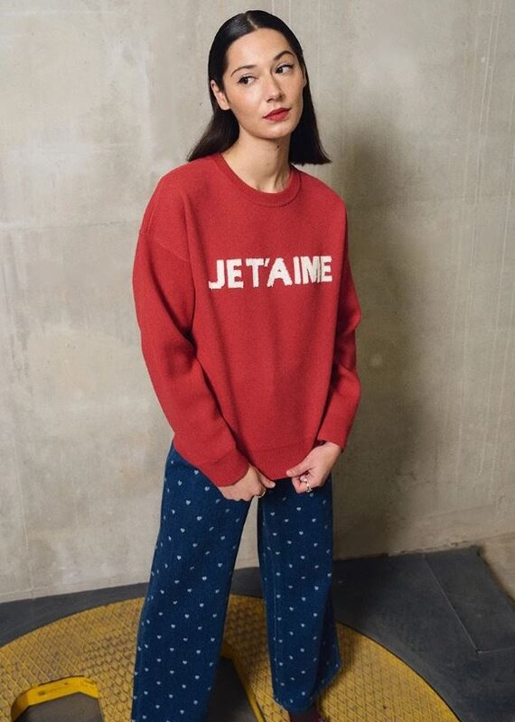 Molly Bracken Je T'aime Knit Sweater