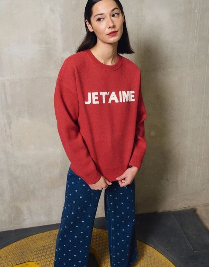 Molly Bracken Je T'aime Knit Sweater
