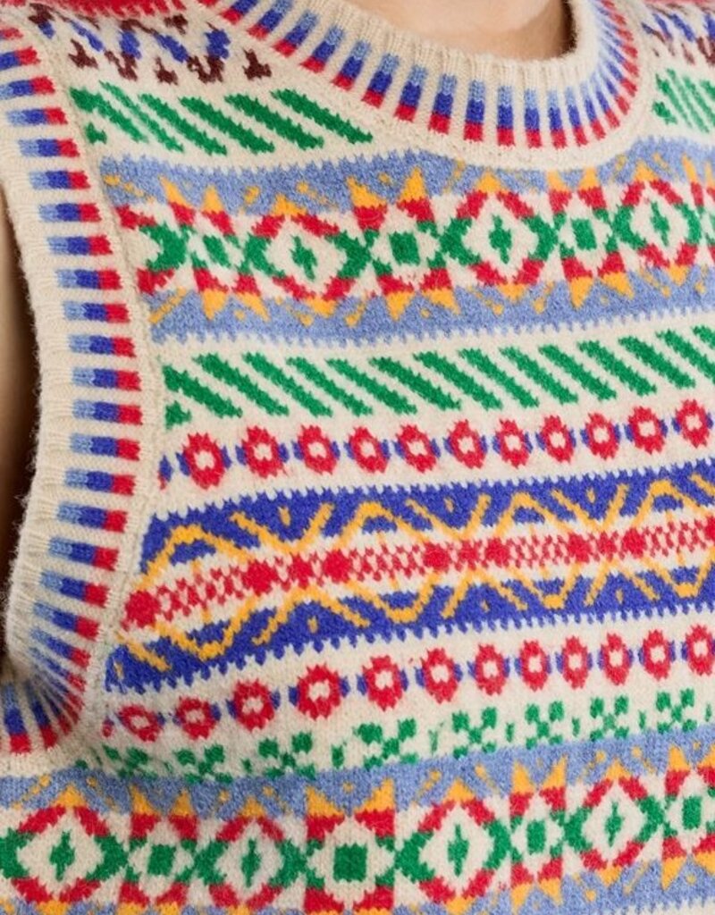 Molly Bracken Pattern Knit Vest