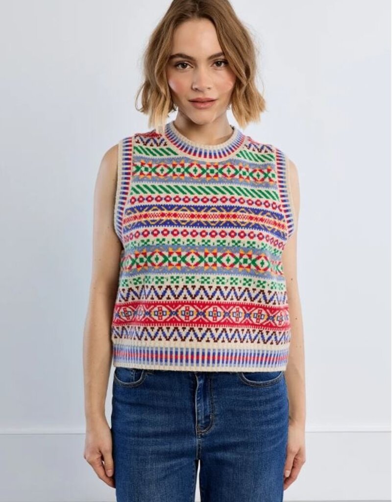 Molly Bracken Pattern Knit Vest
