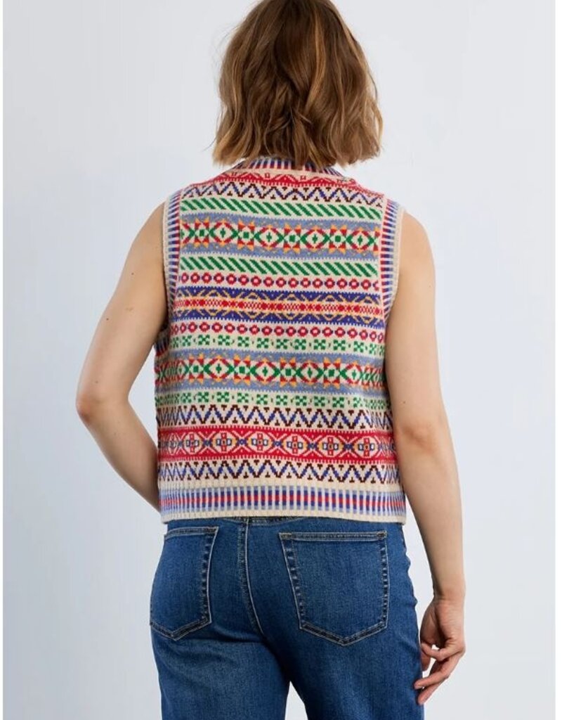 Molly Bracken Pattern Knit Vest