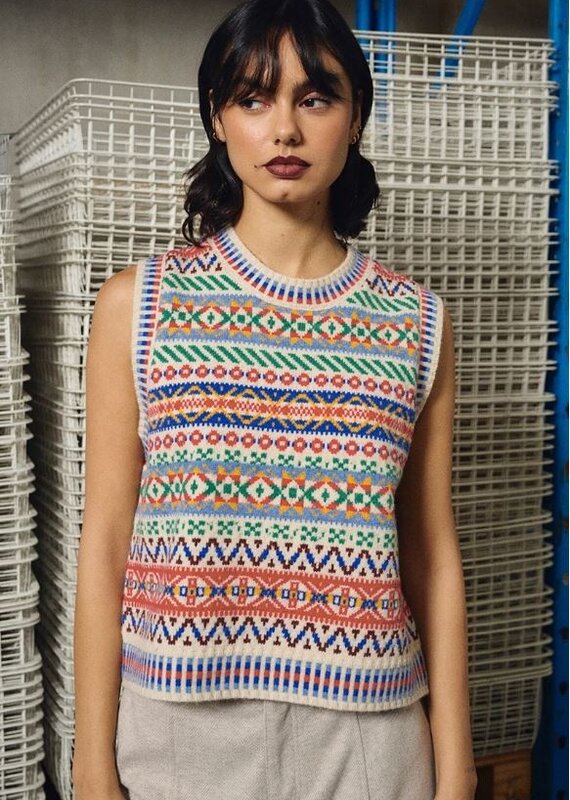 Molly Bracken Pattern Knit Vest