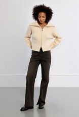 Molly Bracken Double Zip Knit Sweater