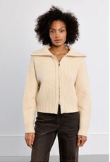 Molly Bracken Double Zip Knit Sweater