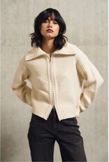 Molly Bracken Double Zip Knit Sweater