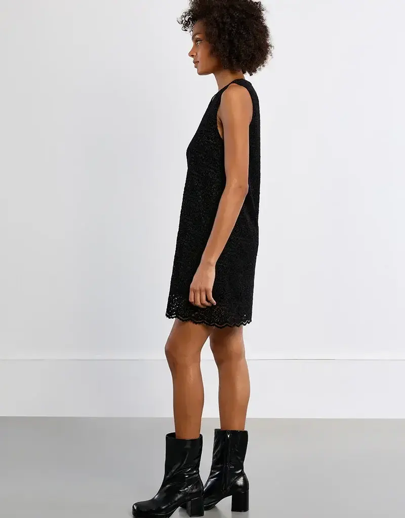 Molly Bracken Velvet Embroidered Dress