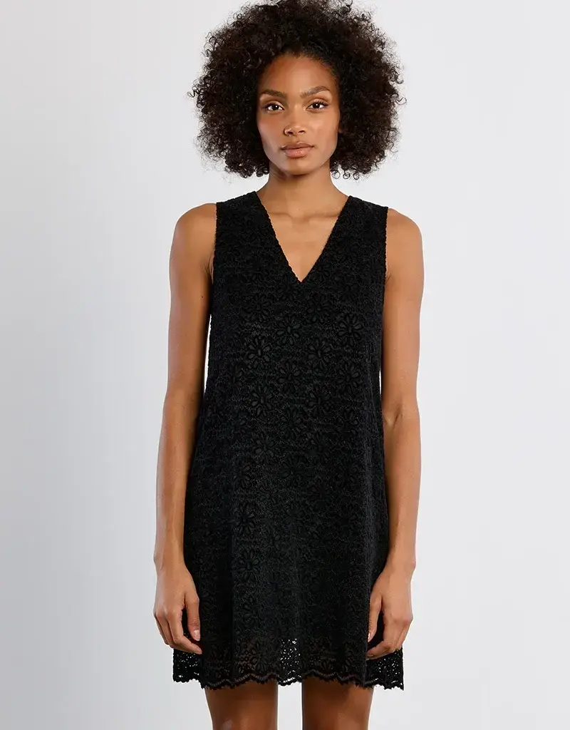 Molly Bracken Velvet Embroidered Dress