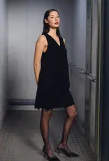 Molly Bracken Velvet Embroidered Dress