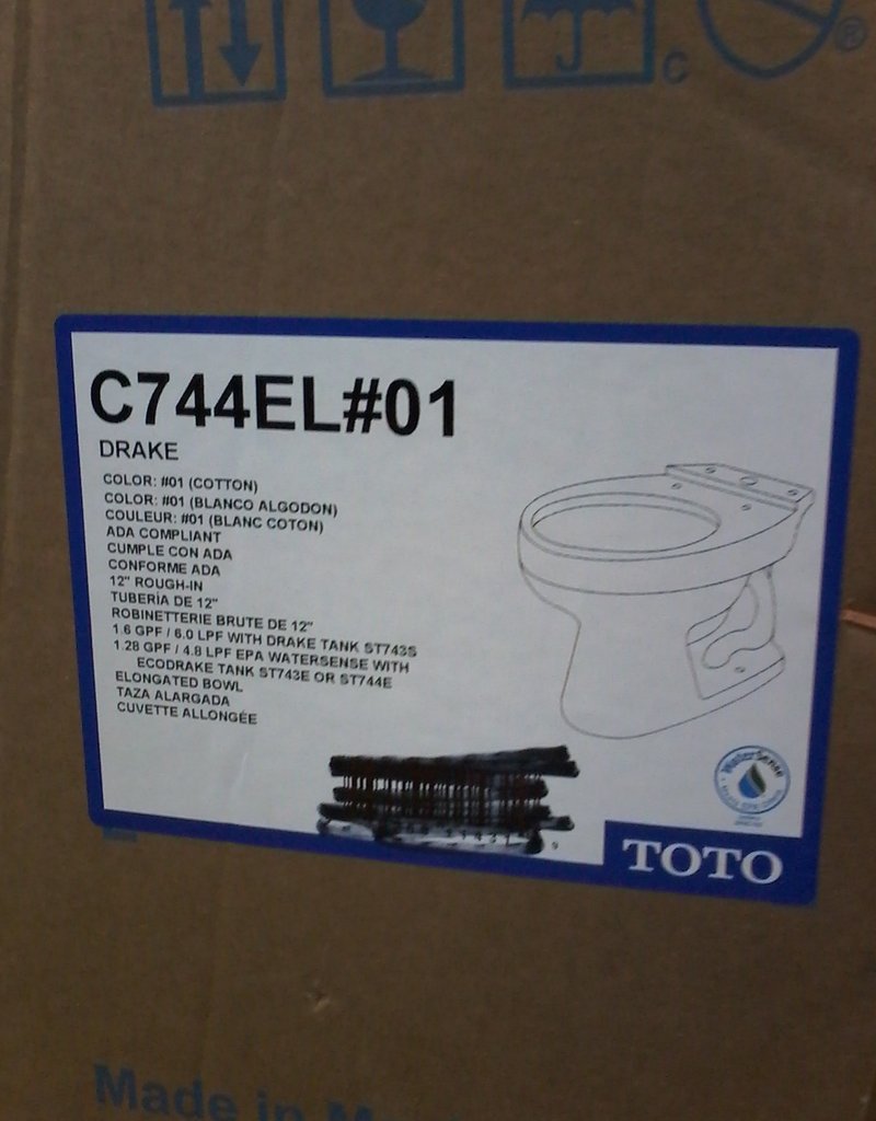 Toto Eco Drake Elongated Toilet Bowl Only Habitat For Humanity