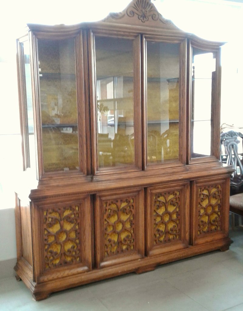 Yellow Velvet Solid Oak Hutch Habitat For Humanity Restore