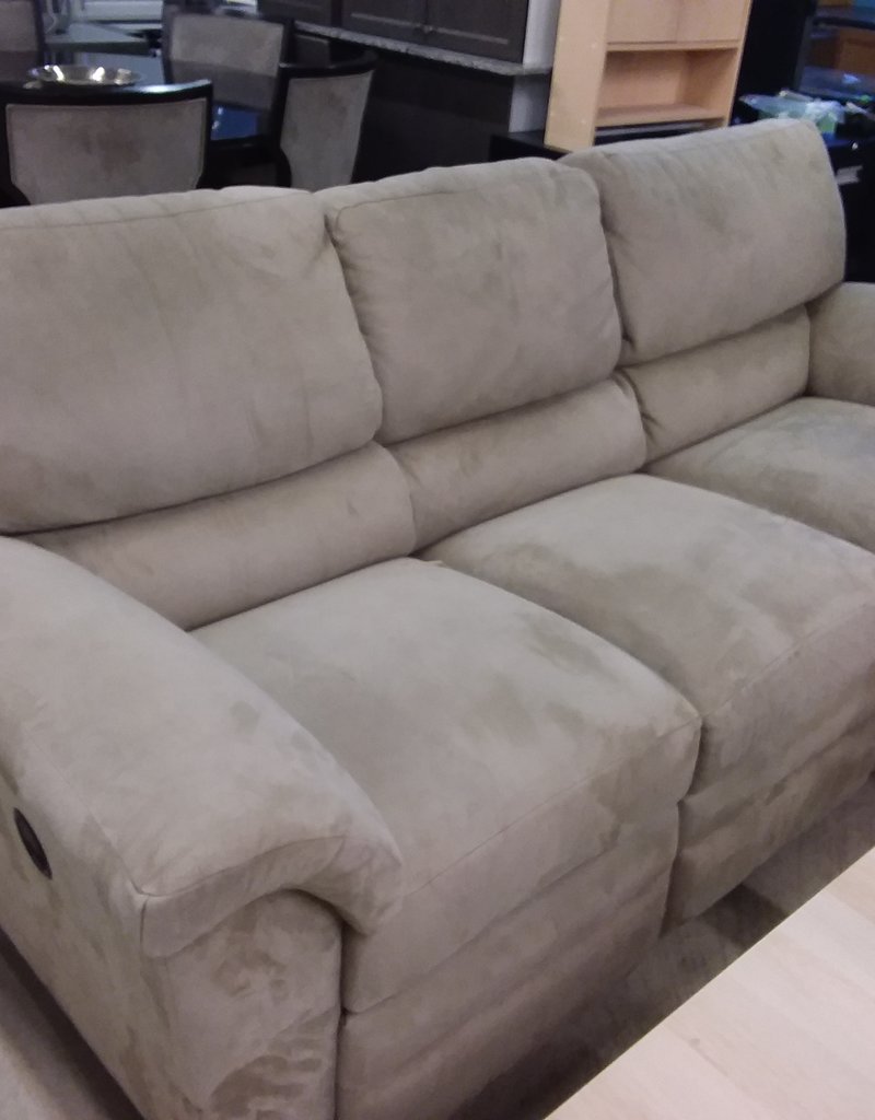 Beige Suede Sofa Habitat For Humanity Restore