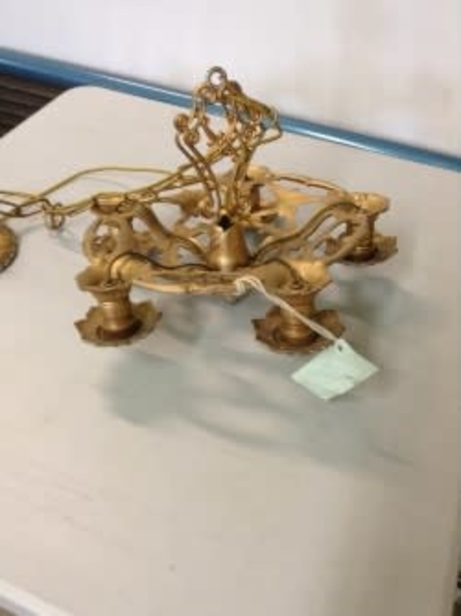 Antique Brass And Silver Chandelier Habitat For Humanity Restore