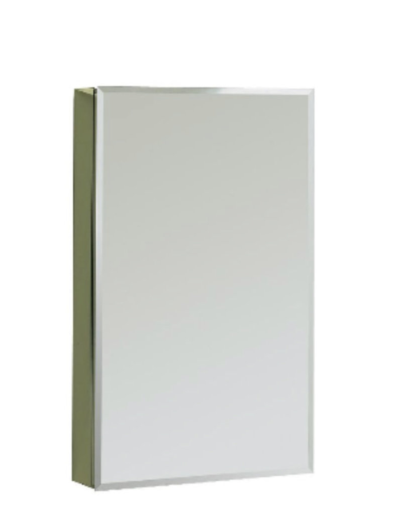 Maax Element Sv 15 Inch X 30 Inch Medicine Cabinet With Pencil Edge In Polished Chrome Habitat For Humanity Restore