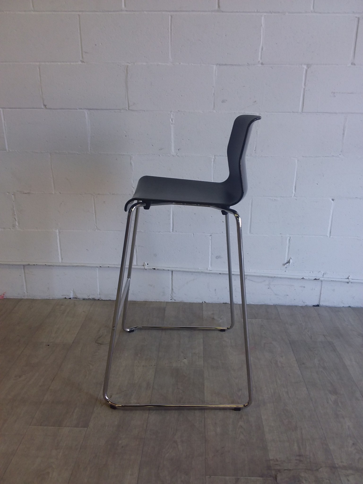 Black Plastic Bar Chair Habitat for Humanity ReStore