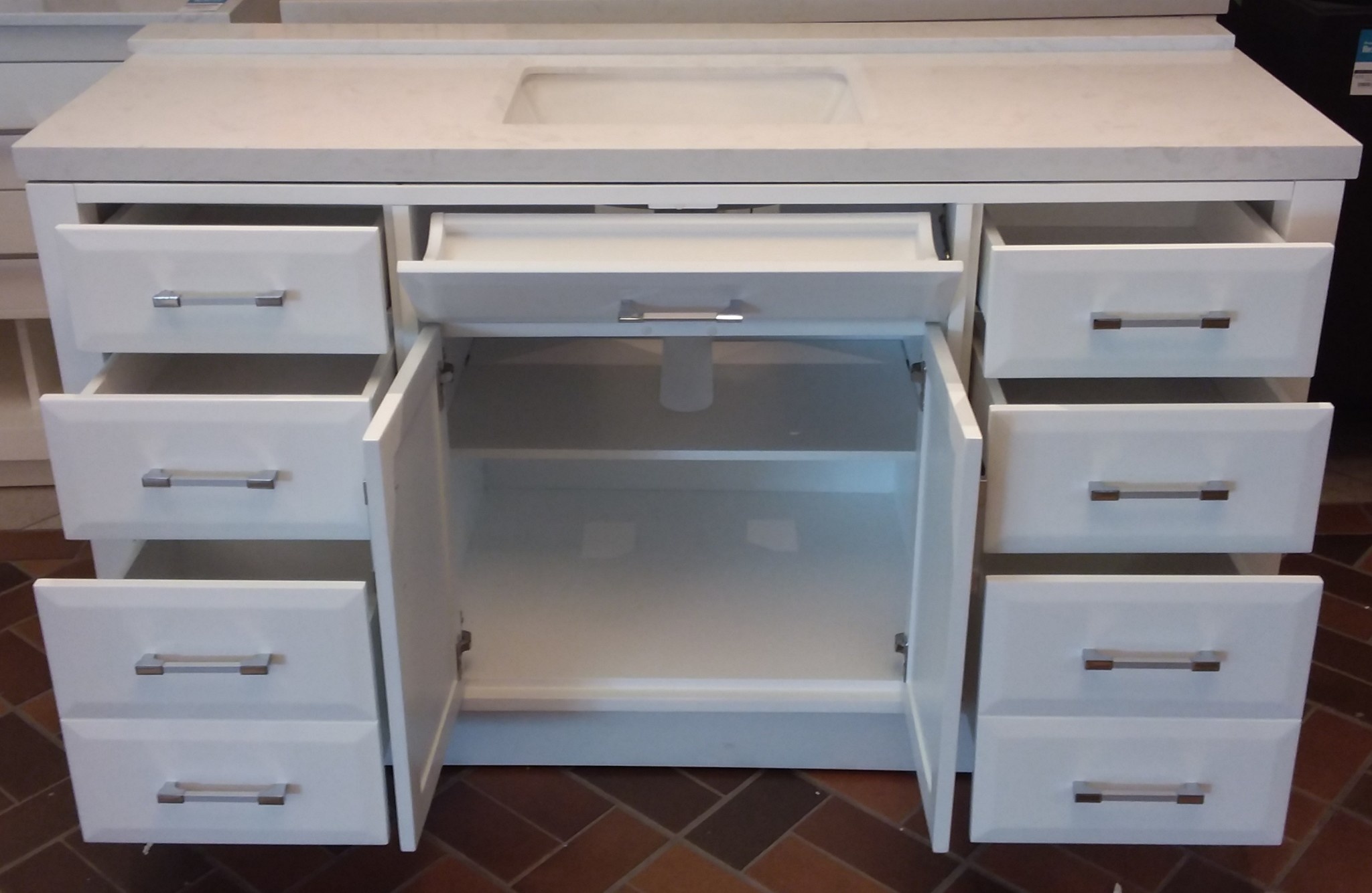 White Single Bathroom Vanity Habitat For Humanity Restore