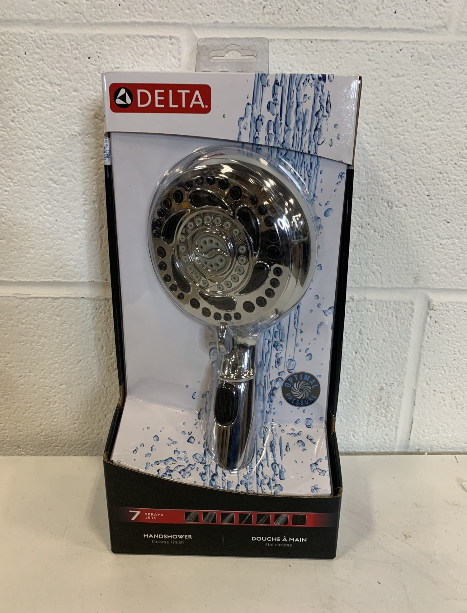 Delta Chrome Hand Shower with 7 Sprays Habitat for Humanity ReStore