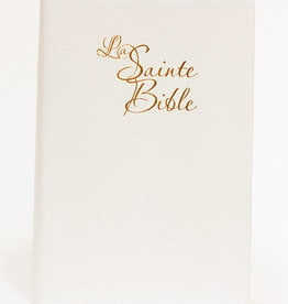 Louis Second Bible Louis segond1910 Gros caractère blanc- doré - mariage