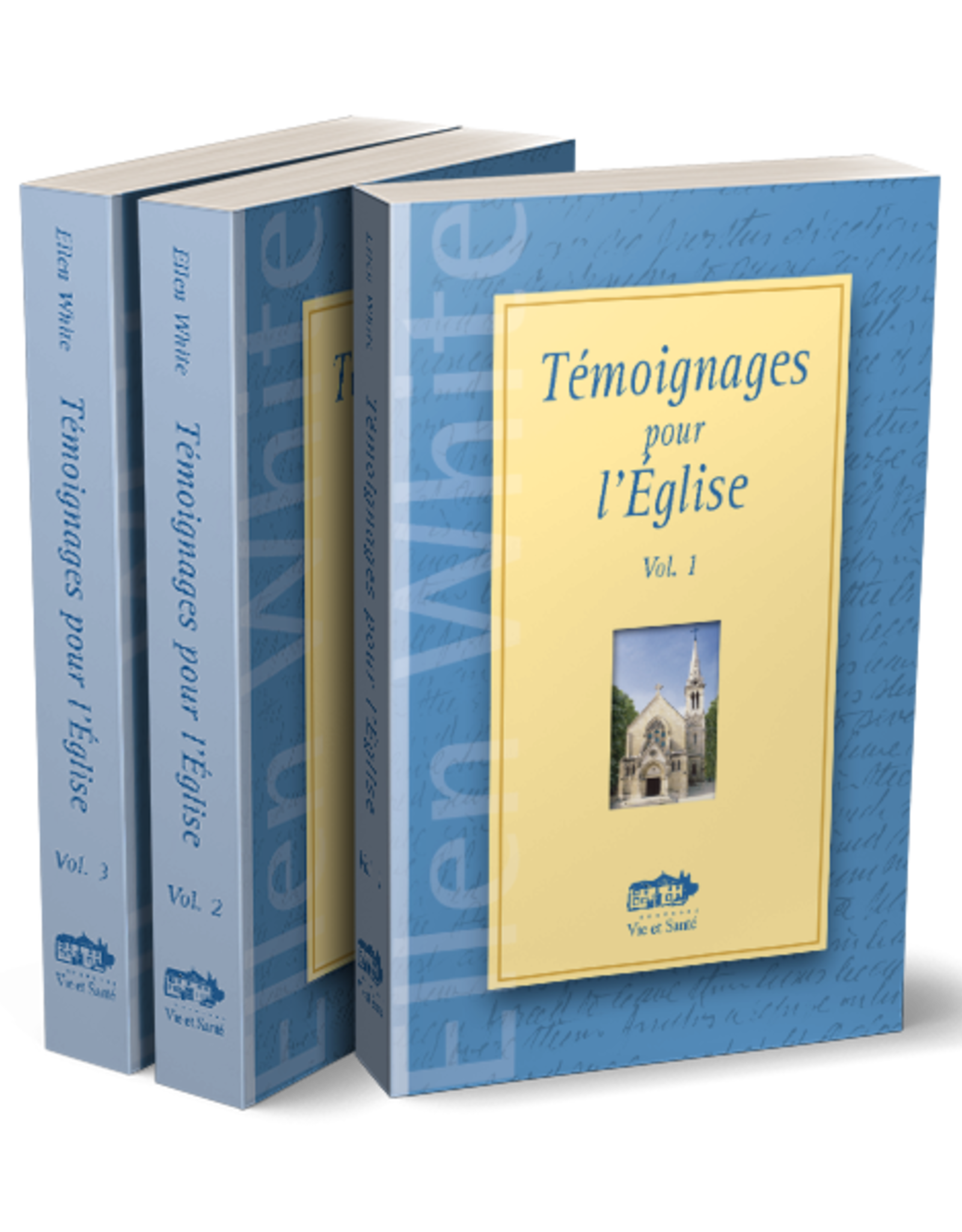 Ellen G.White Témoignages pour l'Église (set de 3 volumes)