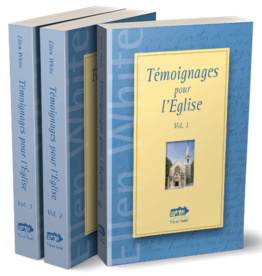 Ellen G.White Témoignages pour l'Église (set de 3 volumes)