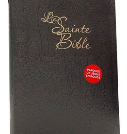 Société Biblique Canadienne Bible Louis Segond 1910 gros caractères, onglets,  Paroles de Jésus en rouge