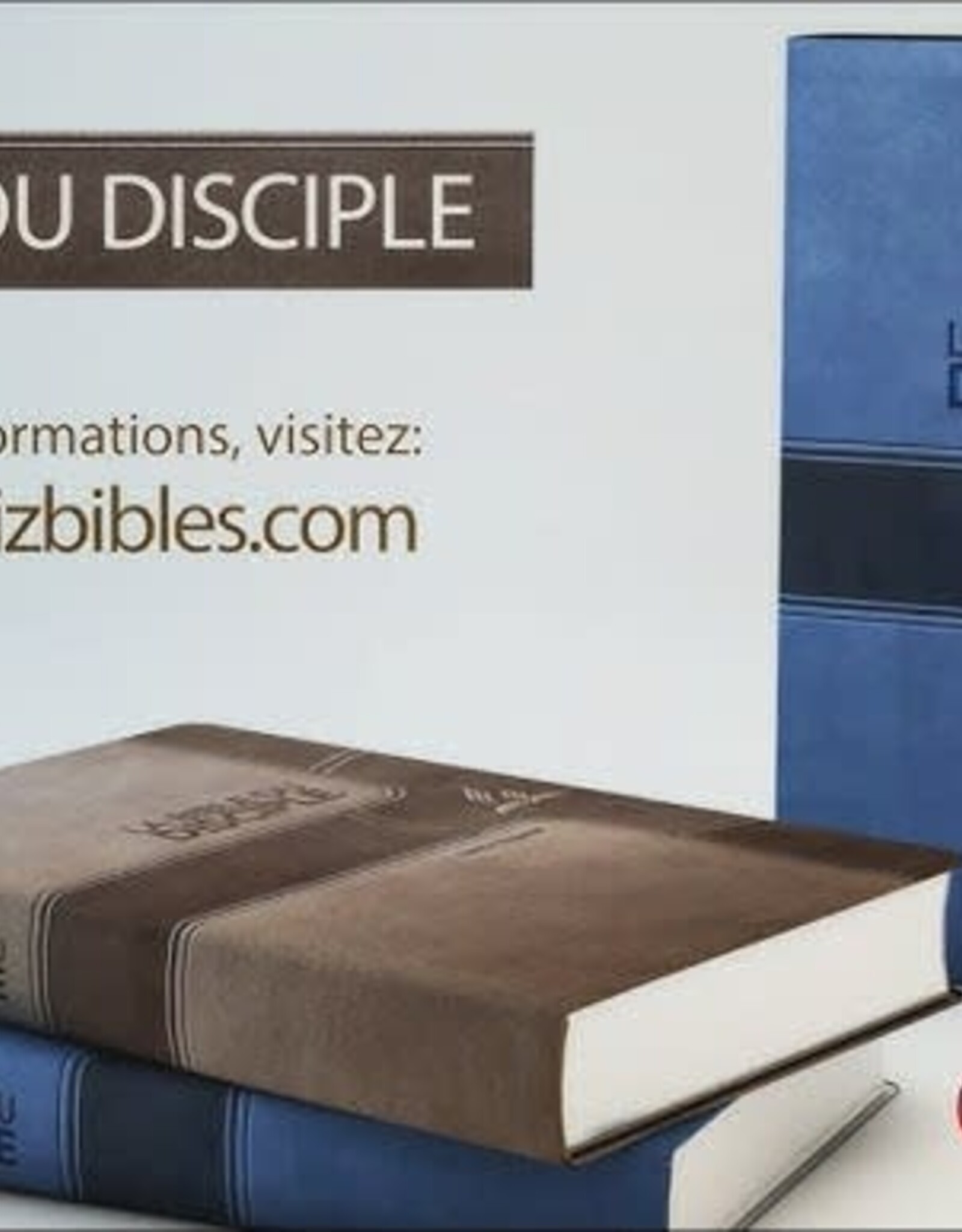 La Bible du disciple (couleur bleu ou brune)