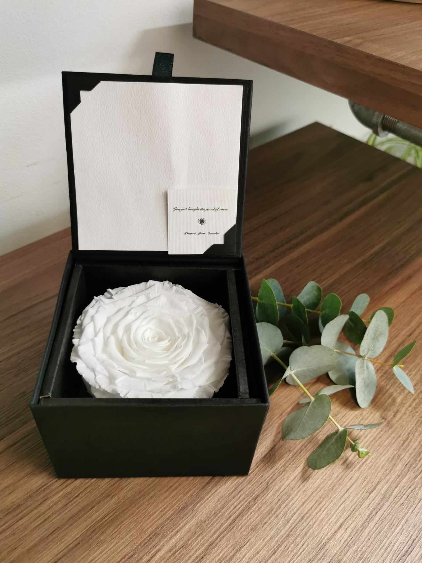 Rose éternelle en boîte cadeau