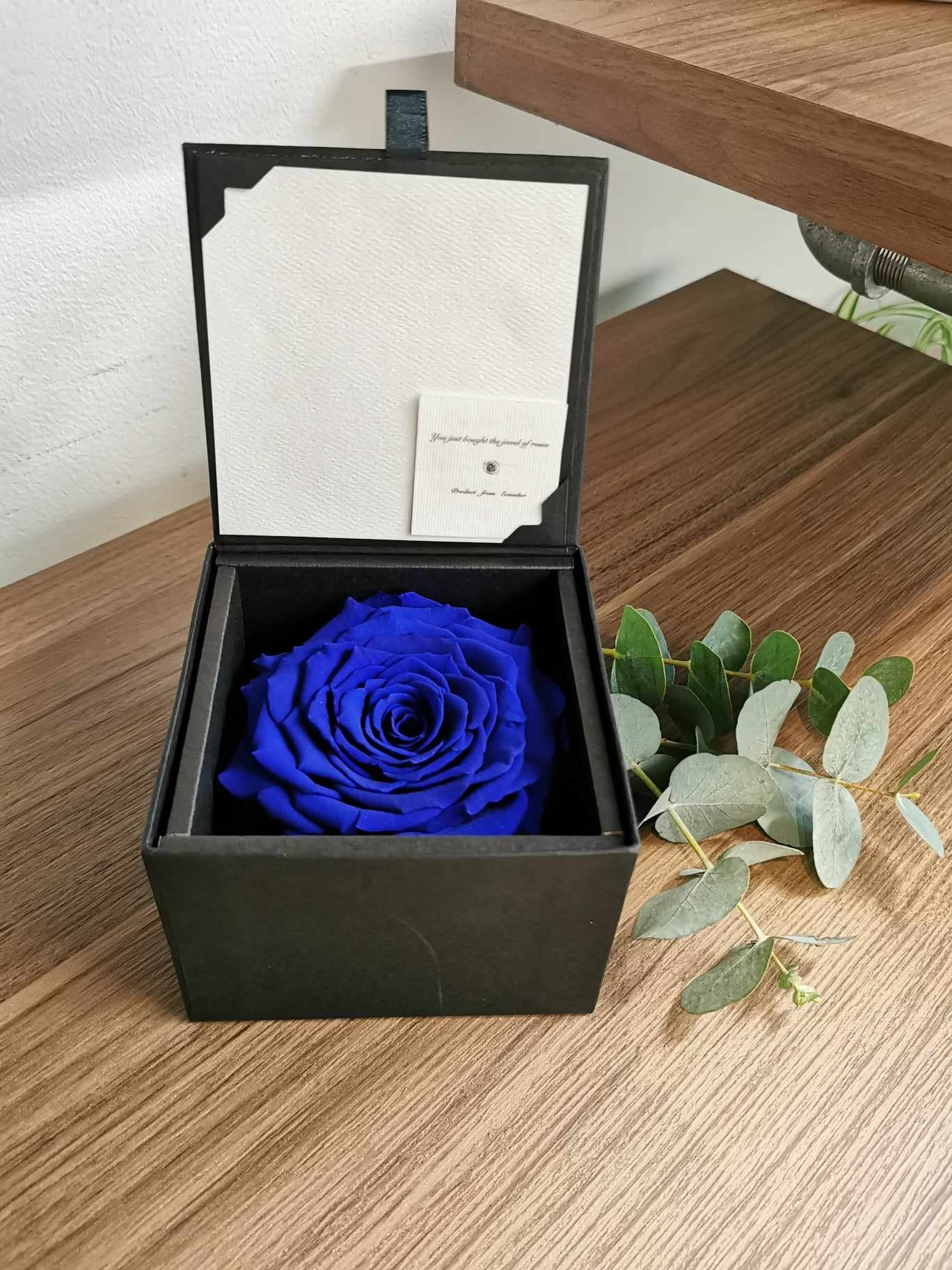 Rose éternelle en boîte cadeau