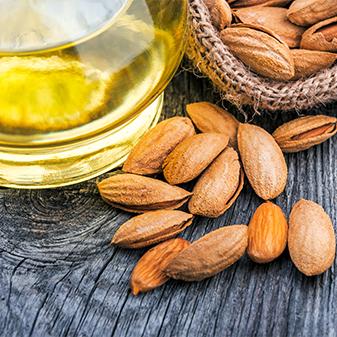 Almond extract offer a rich source of magnesium for conditioning benefits to the scalp and ends of hair.
