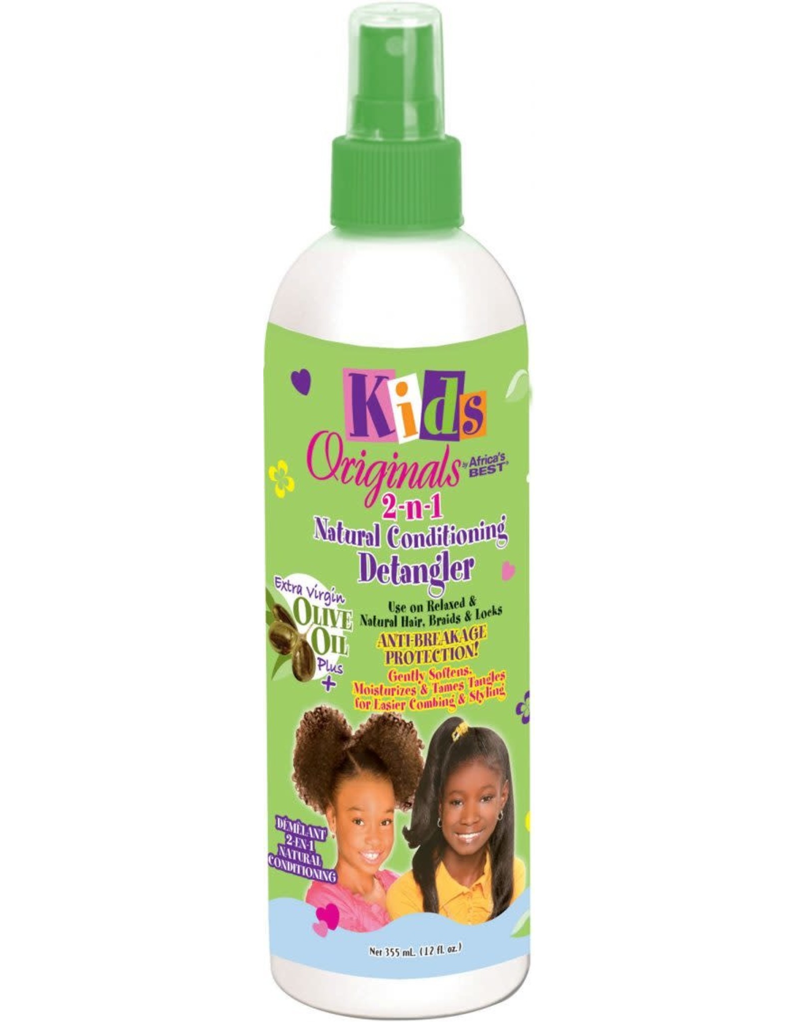 AFRICA'S BEST KIDS 2-N-1 ORGANIC CONDITIONING DETANGLER