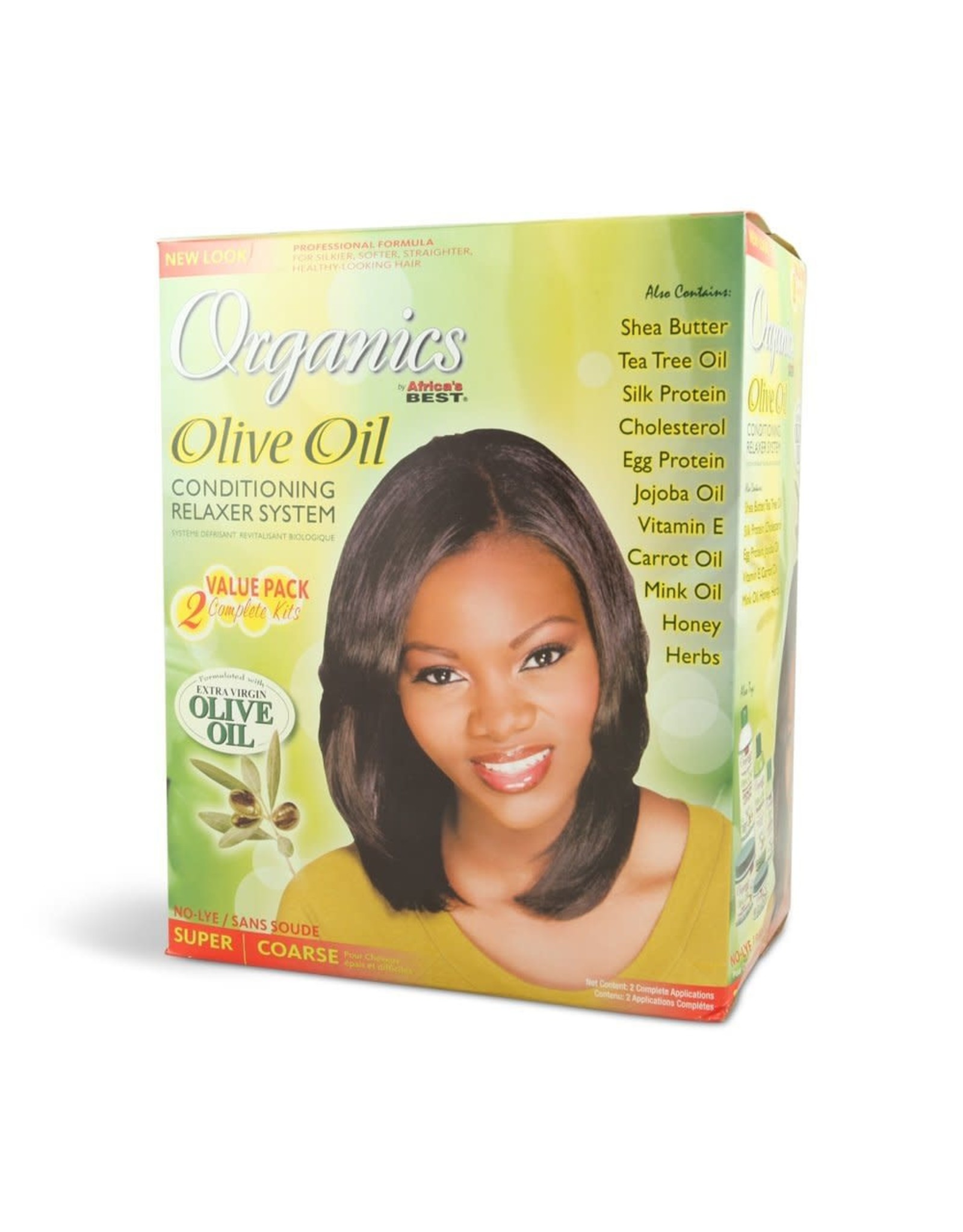 AFRICA'S BEST ORGANICS OLIVE OIL SUPER 2 PACK