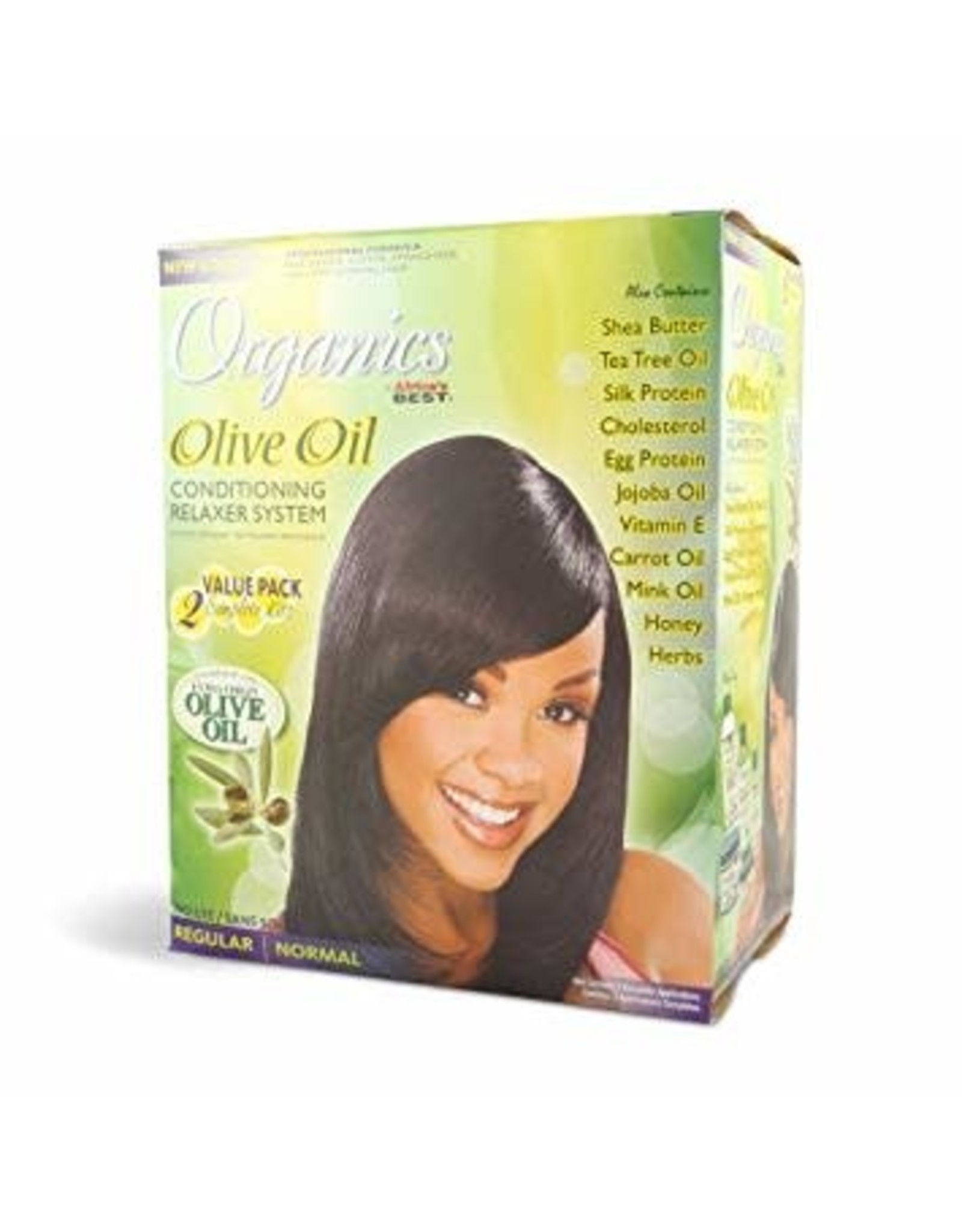 AFRICA'S BEST ORGANICS OLIVE OIL REGULAR 2 PACK