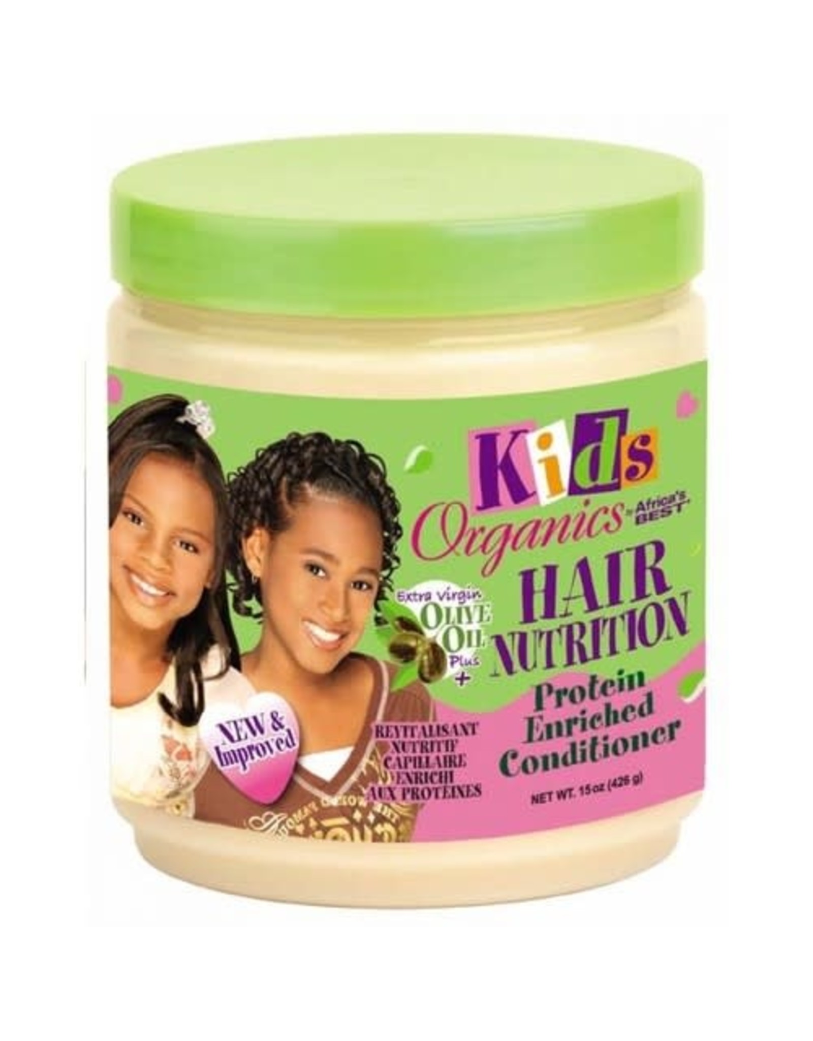 AFRICA'S BEST KIDS ORGANICS HAIR NUTRITION PROTEIN ENRICHED CONDITIONER 15OZ