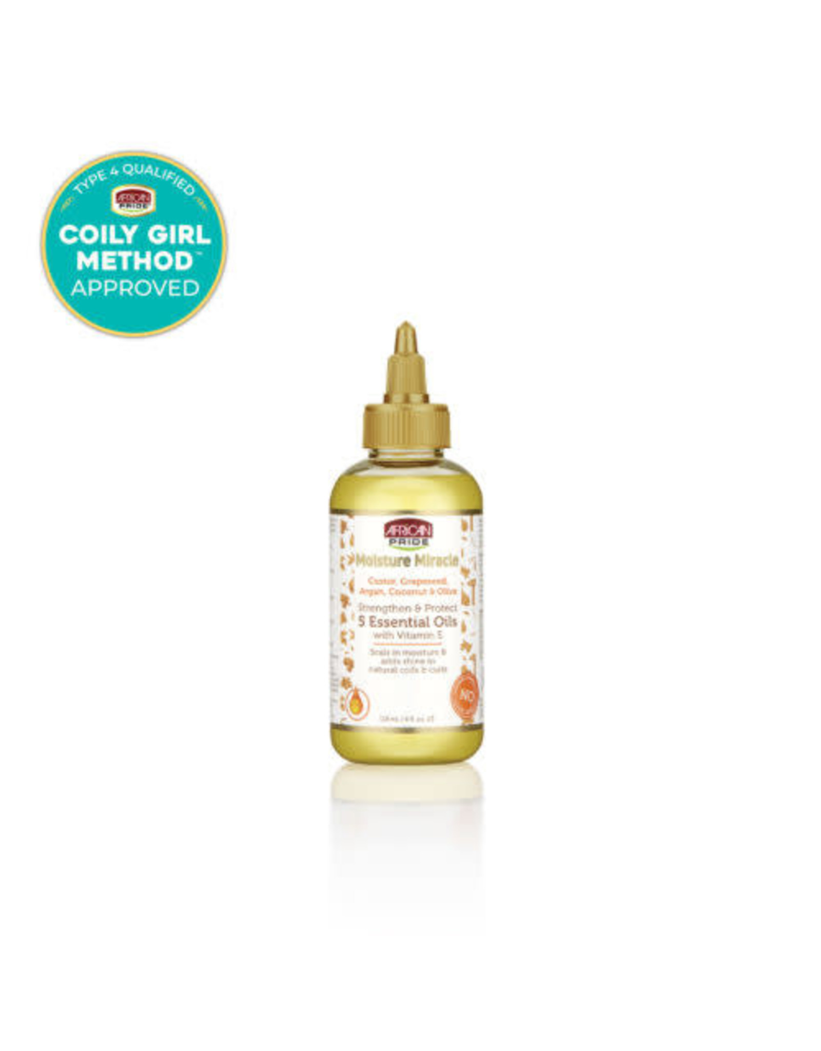 AFRICAN PRIDE MOISTURE MIRACLE 5 ESSENTIAL OILS 4OZ