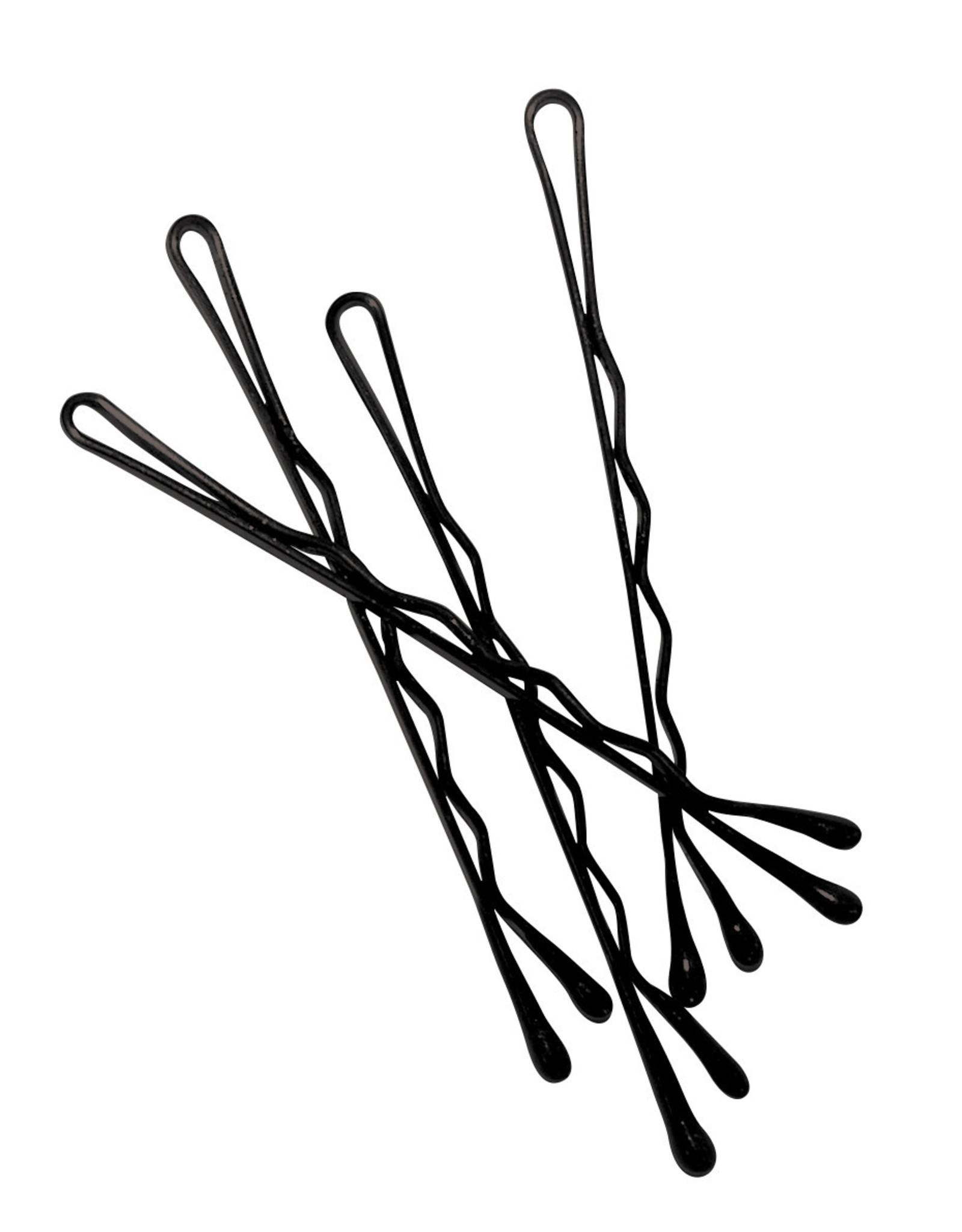 BABYLISS BOBBY PINS 1/2LB BLACK 2"