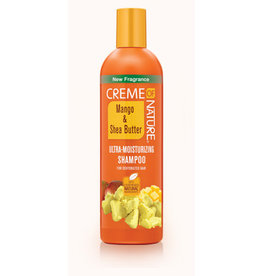 CREME OF NATURE MANGO & SHEA BUTTER ULTRA-MOISTURIZING SHAMPOO 12OZ