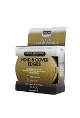 AFRICAN PRIDE BLACK CASTOR MIRACLE HOLD & COVER EDGES BLACK 2.25OZ