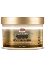 AFRICAN PRIDE BLACK CASTOR MIRACLE PREP & LEAVE-IN MOISTURE BUTTER 8OZ