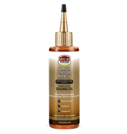AFRICAN PRIDE BLACK CASTOR MIRACLE HAIR & SCALP SEALING OIL 6OZ
