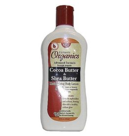 AFRICA'S BEST ULTIMATE ORGANICS COCOA BUTTER & SHEA BUTTER LOTION 12OZ