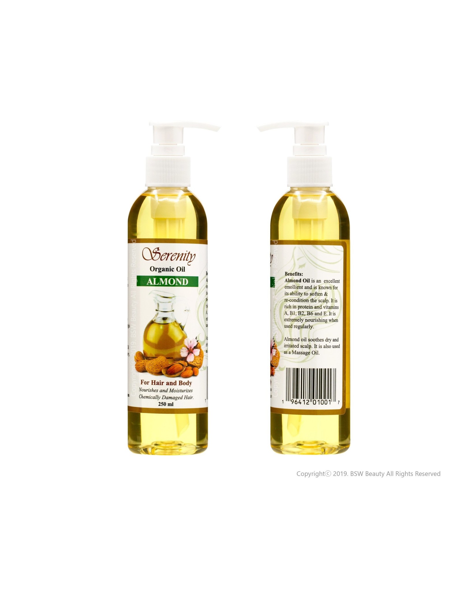 SERENITY ALMOND OIL 250ML