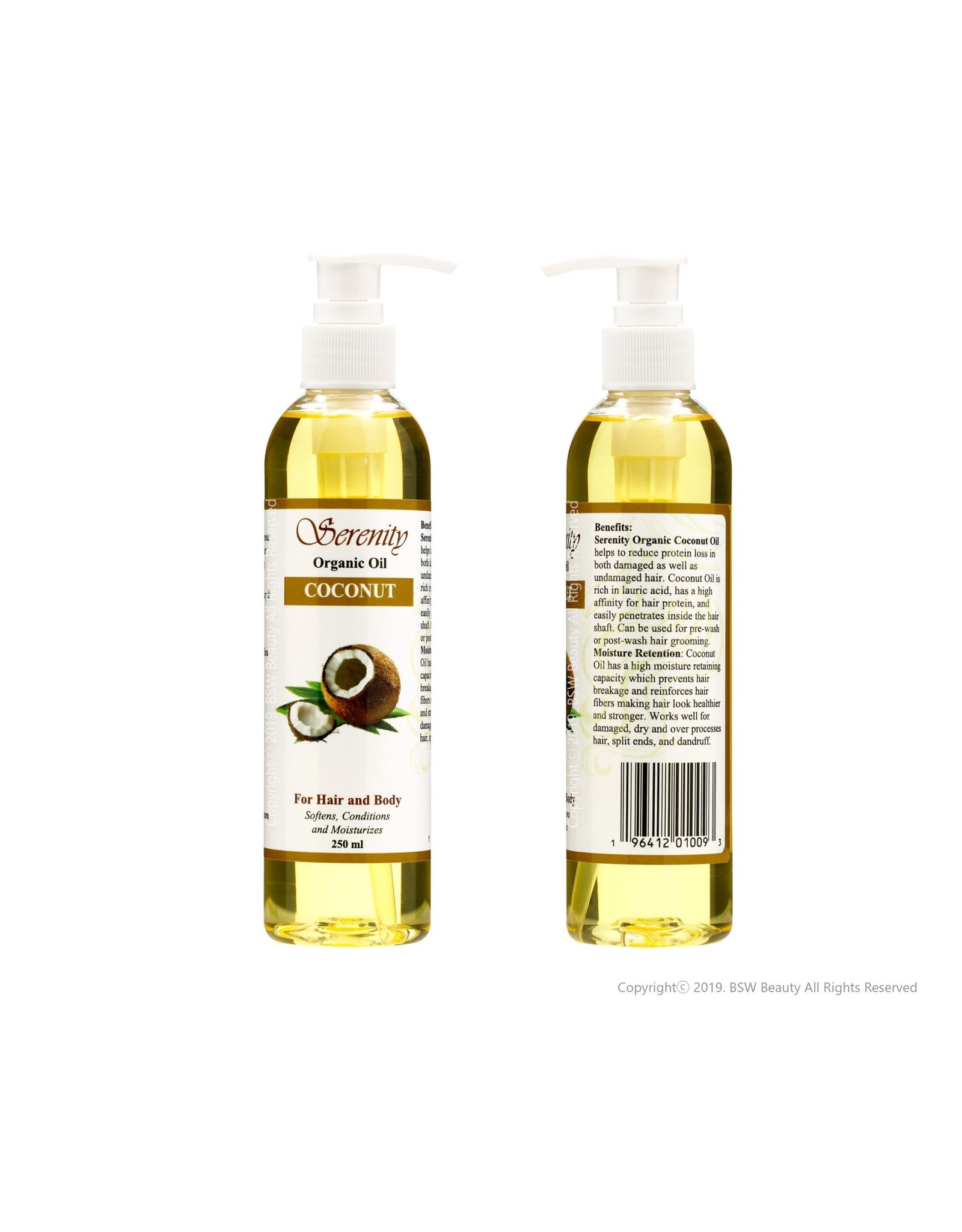 SERENITY COCONUT OIL 250ML