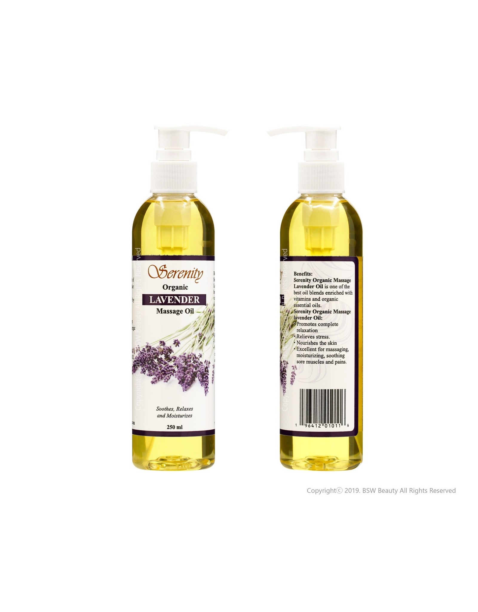 SERENITY LAVENDER OIL 250ML