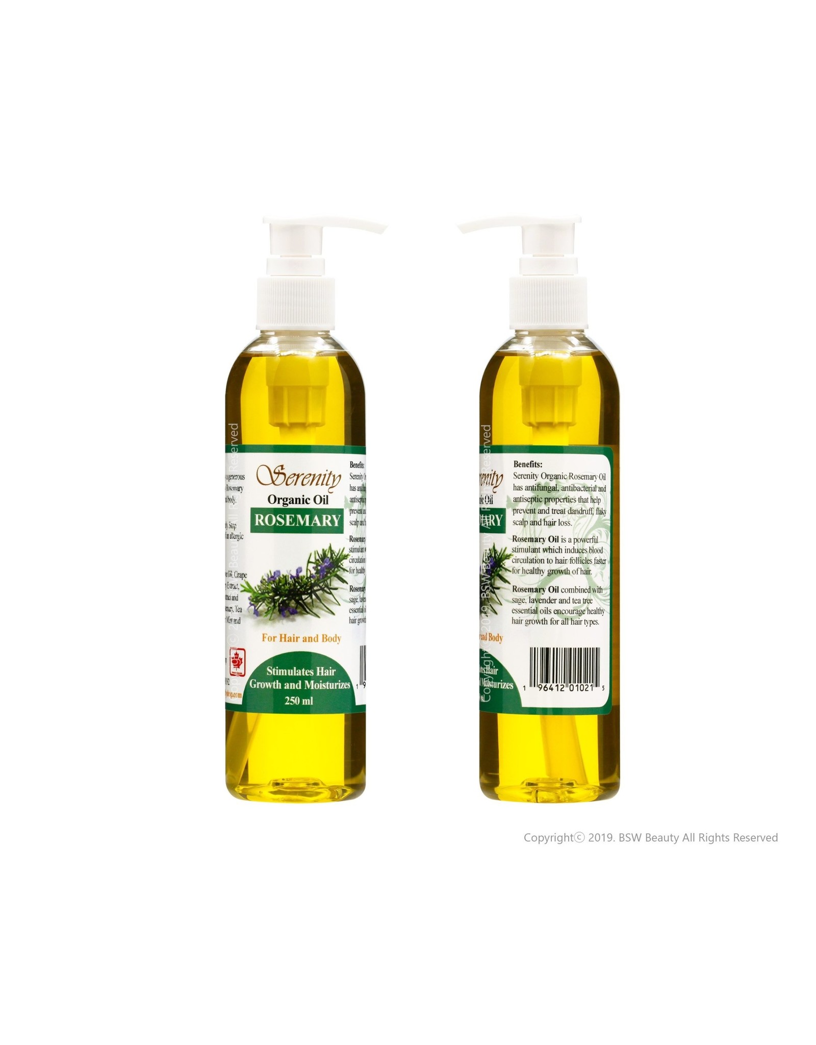 SERENITY ROSEMARY OIL 250ML