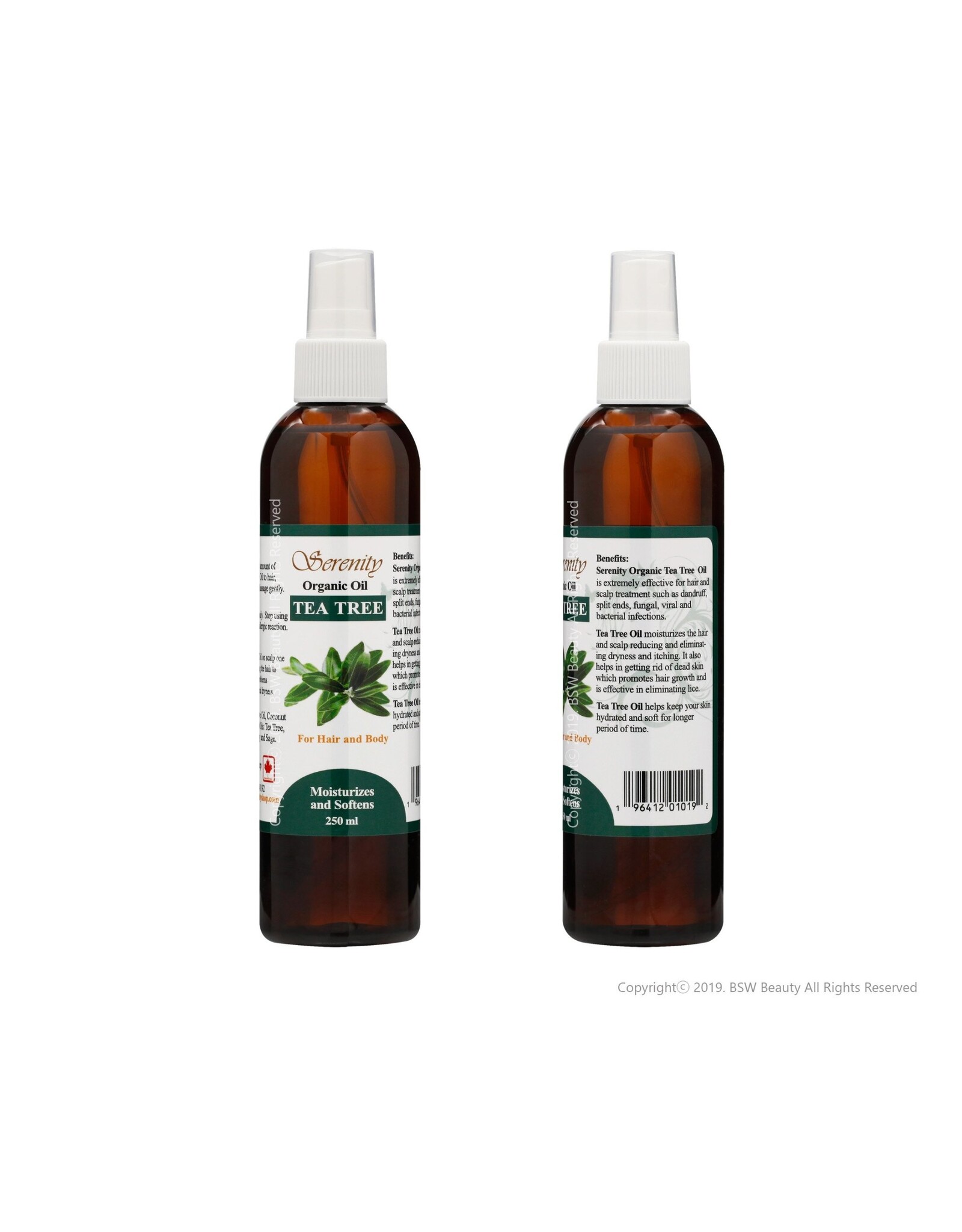 SERENITY TEA TREE OIL 250ML