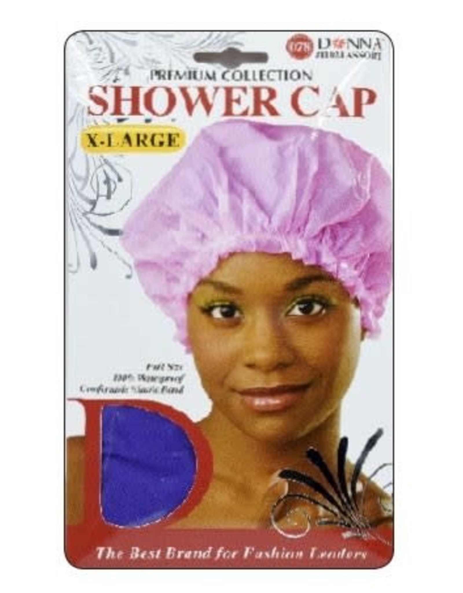 DONNA COLLECTION X-LARGE SHOWER CAP ASSORTED COLOURS