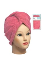 DIANE MICROFIBER HAIR TURBAN - CORAL