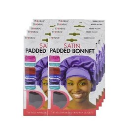 DONNA COLLECTION SATIN PADDED BONNET ASSORTED COLOURS